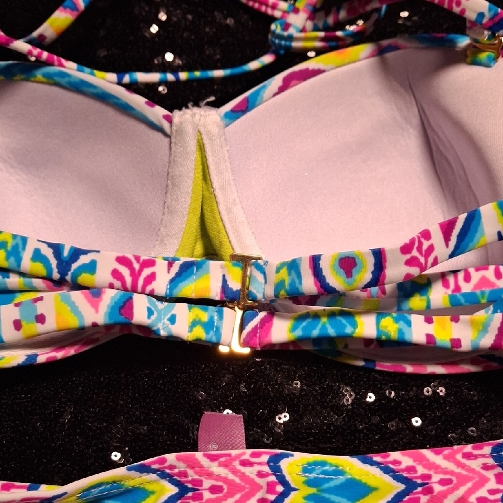 YMI Multicolor Patterned Bikini - Picture 4 of 6
